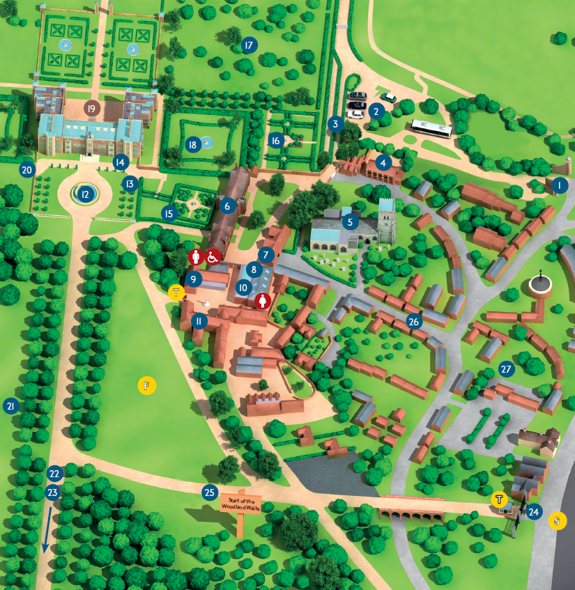 Hatfield House Visitor Map